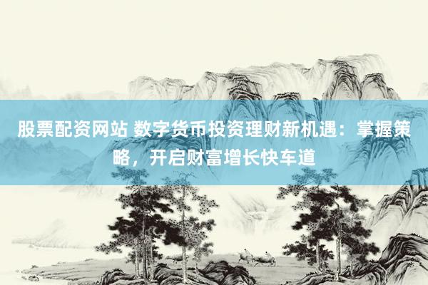 股票配资网站 数字货币投资理财新机遇：掌握策略，开启财富增长快车道