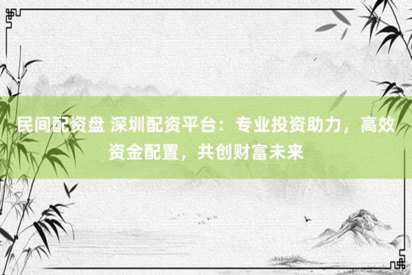 民间配资盘 深圳配资平台：专业投资助力，高效资金配置，共创财富未来