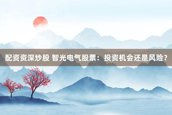 配资资深炒股 智光电气股票：投资机会还是风险？