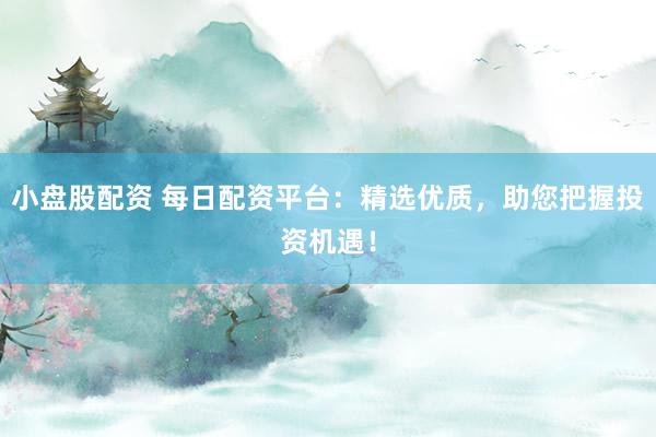 小盘股配资 每日配资平台:精选优质,助您把握投资机遇!